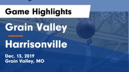 Grain Valley  vs Harrisonville  Game Highlights - Dec. 13, 2019