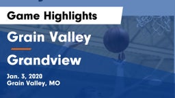 Grain Valley  vs Grandview  Game Highlights - Jan. 3, 2020