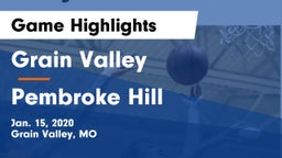 Grain Valley  vs Pembroke Hill  Game Highlights - Jan. 15, 2020