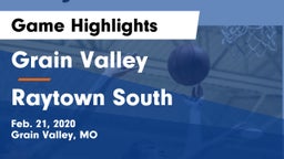 Grain Valley  vs Raytown South  Game Highlights - Feb. 21, 2020