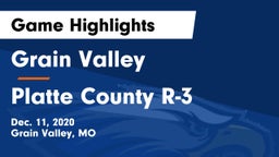 Grain Valley  vs Platte County R-3 Game Highlights - Dec. 11, 2020