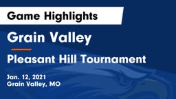 Grain Valley  vs Pleasant Hill Tournament Game Highlights - Jan. 12, 2021