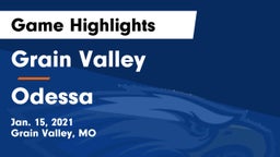 Grain Valley  vs Odessa Game Highlights - Jan. 15, 2021