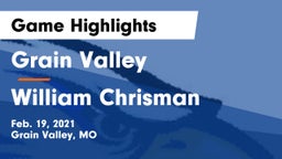 Grain Valley  vs William Chrisman  Game Highlights - Feb. 19, 2021
