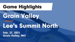 Grain Valley  vs Lee's Summit North  Game Highlights - Feb. 27, 2021