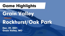 Grain Valley  vs Rockhurst/Oak Park  Game Highlights - Dec. 29, 2021
