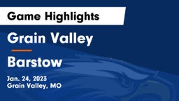 Grain Valley  vs Barstow  Game Highlights - Jan. 24, 2023