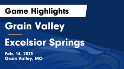 Grain Valley  vs Excelsior Springs  Game Highlights - Feb. 14, 2023