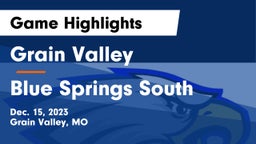 Grain Valley  vs Blue Springs South  Game Highlights - Dec. 15, 2023