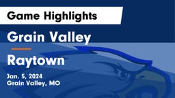 Grain Valley  vs Raytown  Game Highlights - Jan. 5, 2024