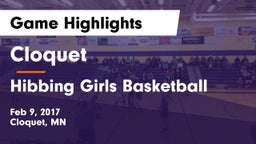 Cloquet  vs Hibbing Girls Basketball Game Highlights - Feb 9, 2017