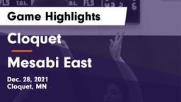 Cloquet  vs Mesabi East  Game Highlights - Dec. 28, 2021