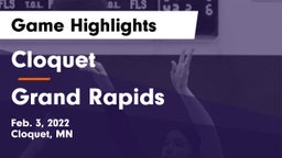 Cloquet  vs Grand Rapids  Game Highlights - Feb. 3, 2022