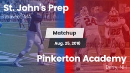 Matchup: St. John's Prep vs. Pinkerton Academy 2018