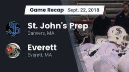 Recap: St. John's Prep vs. Everett  2018