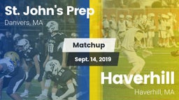 Matchup: St. John's Prep vs. Haverhill  2019