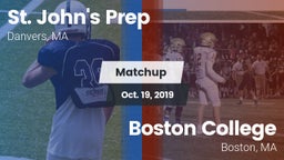 Matchup: St. John's Prep vs. Boston College  2019