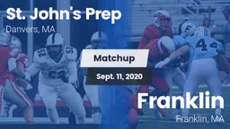 Matchup: St. John's Prep vs. Franklin  2020