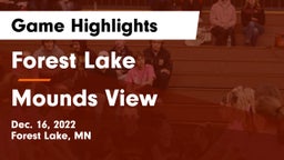 Forest Lake  vs Mounds View  Game Highlights - Dec. 16, 2022