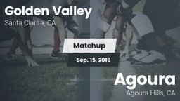 Matchup: Golden Valley High vs. Agoura  2016