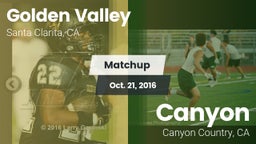 Matchup: Golden Valley High vs. Canyon  2016