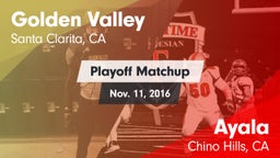 Matchup: Golden Valley High vs. Ayala  2016