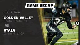 Recap: Golden Valley  vs. Ayala  2016