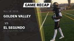 Recap: Golden Valley  vs. El Segundo  2016
