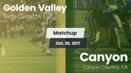 Matchup: Golden Valley High vs. Canyon  2017