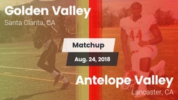 Matchup: Golden Valley High vs. Antelope Valley  2018