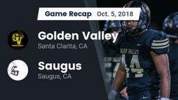 Recap: Golden Valley  vs. Saugus  2018
