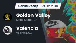 Recap: Golden Valley  vs. Valencia  2018