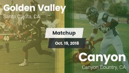 Matchup: Golden Valley High vs. Canyon  2018