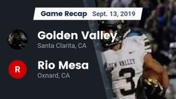 Recap: Golden Valley  vs. Rio Mesa  2019