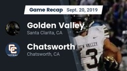 Recap: Golden Valley  vs. Chatsworth  2019