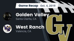 Recap: Golden Valley  vs. West Ranch  2019