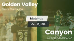 Matchup: Golden Valley High vs. Canyon  2019