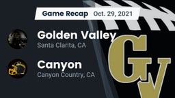 Recap: Golden Valley  vs. Canyon  2021