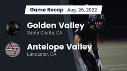 Recap: Golden Valley  vs. Antelope Valley  2022
