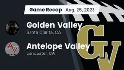 Recap: Golden Valley  vs. Antelope Valley  2023