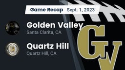 Recap: Golden Valley  vs. Quartz Hill  2023