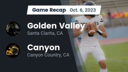 Recap: Golden Valley  vs. Canyon  2023