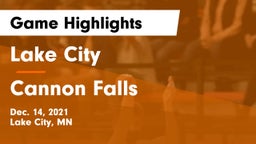 Lake City  vs Cannon Falls  Game Highlights - Dec. 14, 2021