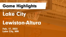 Lake City  vs Lewiston-Altura  Game Highlights - Feb. 17, 2022