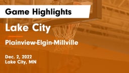 Lake City  vs Plainview-Elgin-Millville  Game Highlights - Dec. 2, 2022