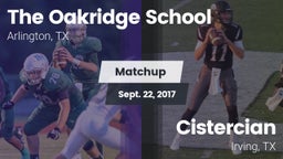 Matchup: The Oakridge School vs. Cistercian  2017