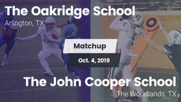 Matchup: The Oakridge School vs. The John Cooper School 2019