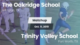 Matchup: The Oakridge School vs. Trinity Valley School 2019