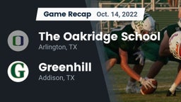 Recap: The Oakridge School vs. Greenhill  2022