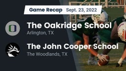 Recap: The Oakridge School vs. The John Cooper School 2022